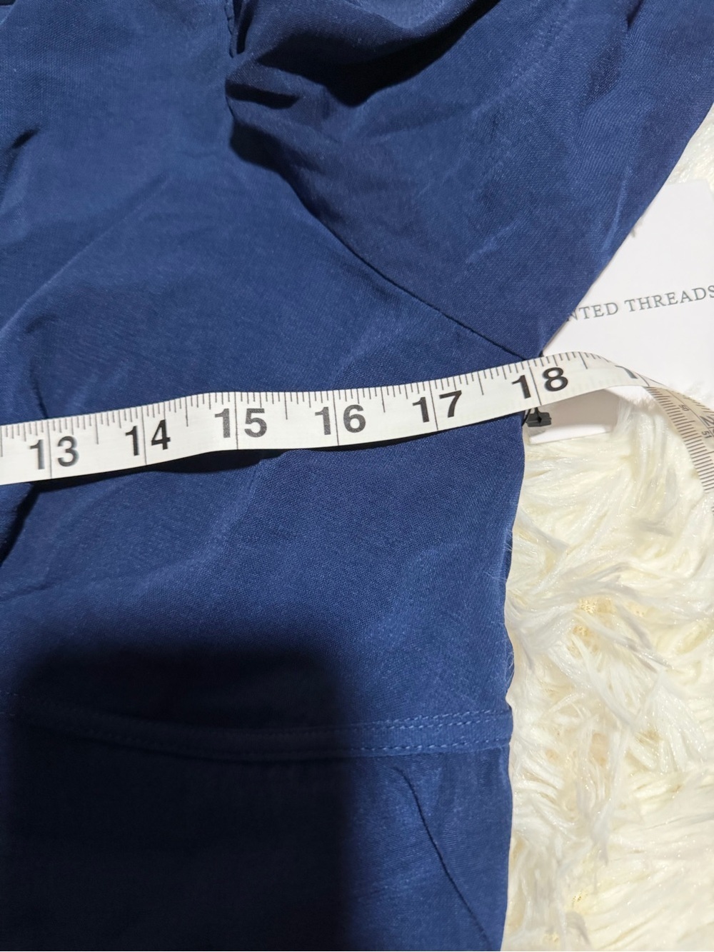 Painted Threads Deep Blue Blouse New with Tags - Picture 11 of 11